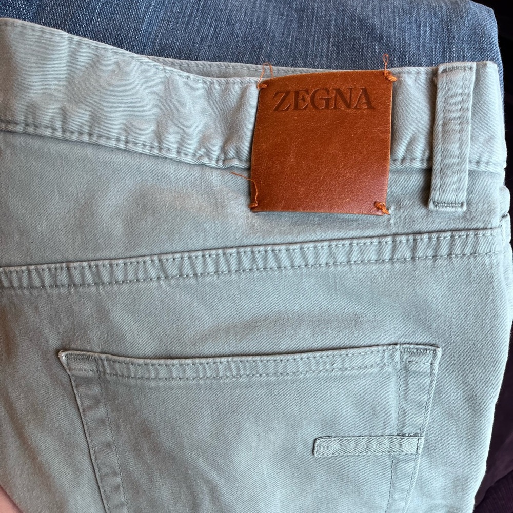 Men's ZEGNA Seafoam/ Blue Green Jeans